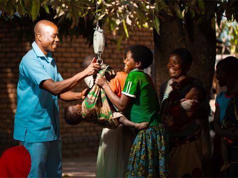 Chikusilo accessing children during one of the clinics