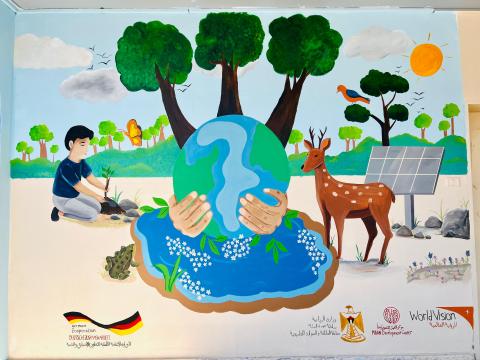 Green Palestine Project Winning murals