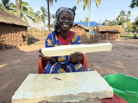 Dolly after manufacturing a soap