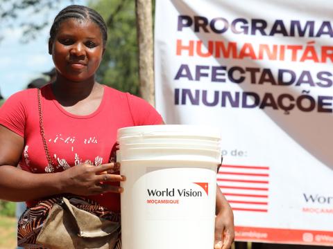  Rassula receiving a WASH kit