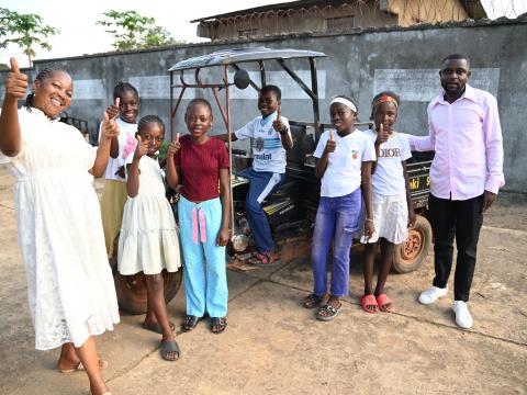 Motobike bought by the reading club team