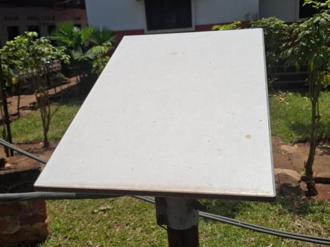 A starlink kit installed in Gemena