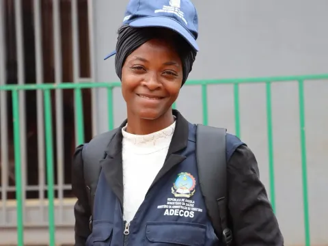 Luísa Manuel malaria in Angola