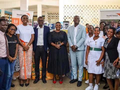 World Vision Ghana Donates to Pantang