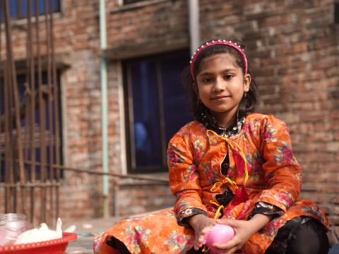 Seven-year-old Jannat is a heart surgery survivor from the World Vision Bangladesh health programme. 