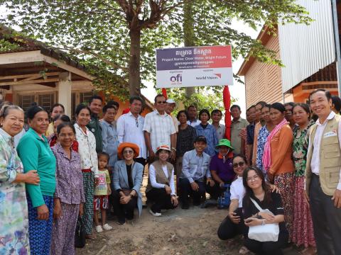 World Vision and Olam Outspan Celebrate Handover of Piped Water System