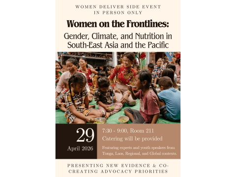 Women on the frontlines side event