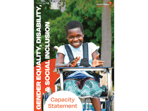World Vision’s GEDSI Capacity Statement Cover