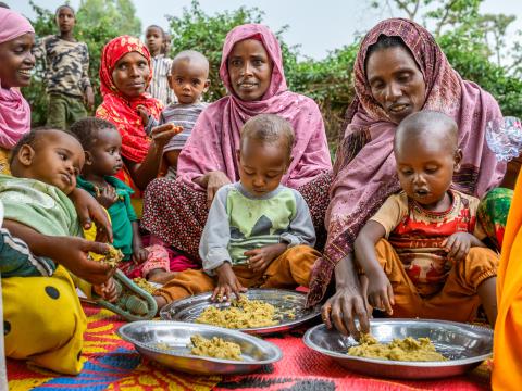 Nutrition Care Group meeting in Ethiopia