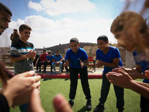 MHPSS activities create safe and supportive spaces where children can build confidence, strengthen friendships and express themselves freely — helping children like Ayman feel more included and connected.
