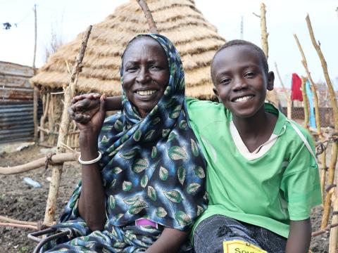 Chol and his mother Achol 