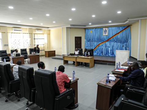 Authorities, partners and WV staff during the workshop