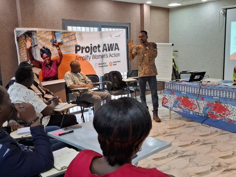 Training session with CSOs