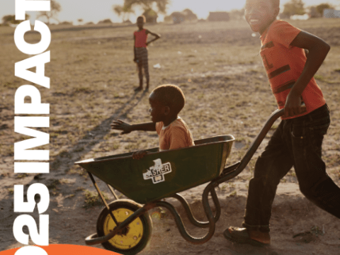 Children play in one of the areas covered by World Vision Mozambique