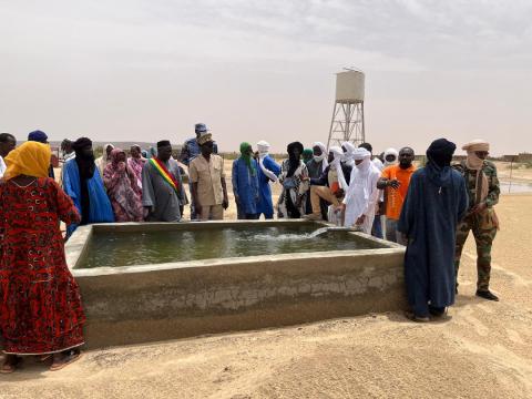 Visit of water point