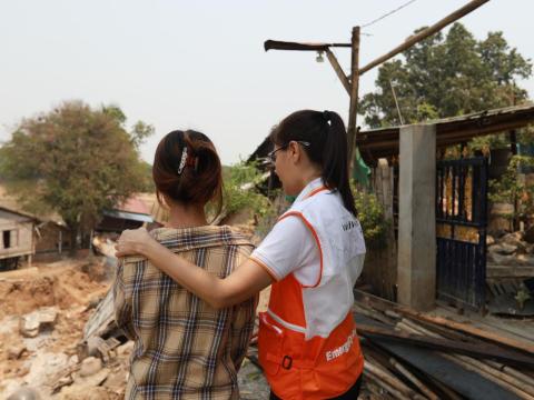 World Humanitarian Day Naw Phoebe Myanmar