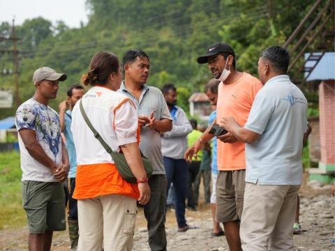 WVI Team on ground 