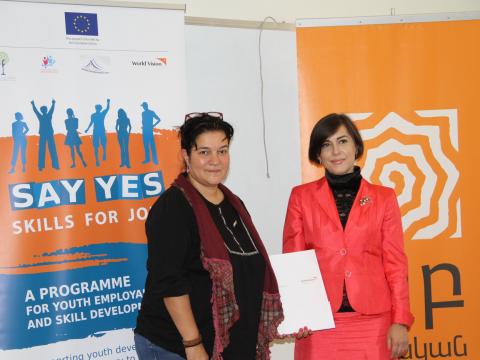 Cooperation between World Vision and AYB
