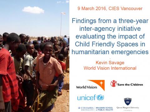 Education in emergencies presentation for CIES Education in emergencies presentation for CIES