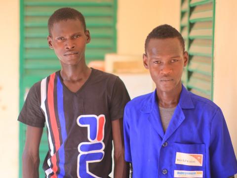 "I am happy to participate in the education of my brother Ibrahim", said Moussa Kanta