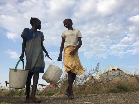 Lives of girls and women have been transformed after water was brought to communities in Upper Nile