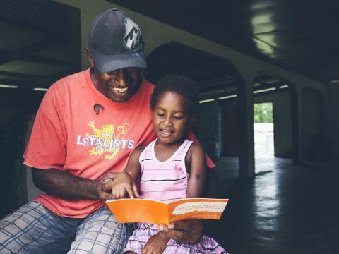 World Vision and MoET are promoting the importance of parents as first teachers. 