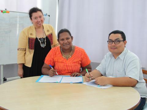 Signing of agreement