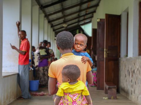 World Vision and its partners are treating malnutrition in DRC's Kasai Central Jean is being treated at hospital for severe acute malnutrition
