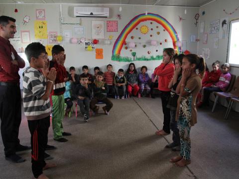 World Vision's Let Us Learn project offers children living in IDPs camps in Duhok, Kurdistan Region of Iraq with access to education and safe places to play.