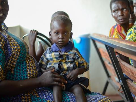 Children at nutrition centre