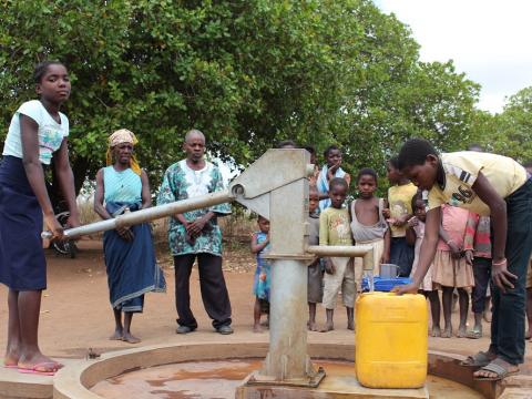 Safe water means life and education for communities in Mozambique