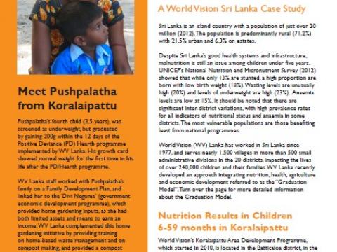 Sri Lanka Graduation Approach Case Study