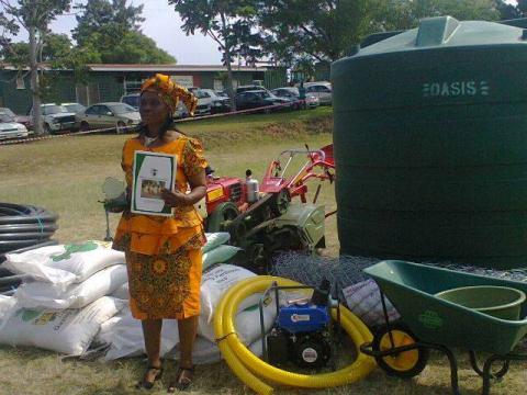 Woman Farmer wins national award, trains others
