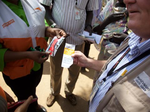 World Vision provides emergency nutrition screening and treatment