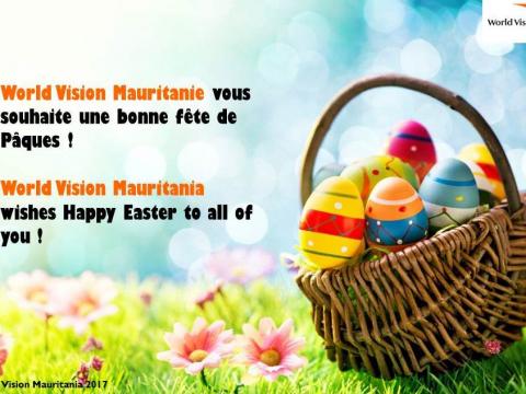 World Vision Mauritania wishes you a Happy Easter! 