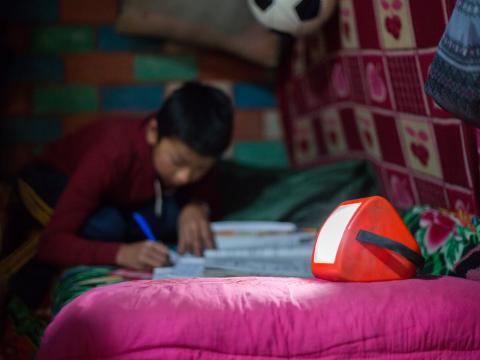 Solar lamps helping communities
