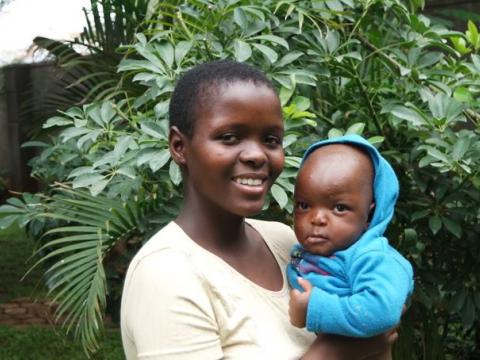 Lubelihle with her son