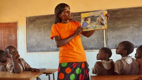 martha muntimbili-volunteer- teaches kids during a good news club session.jpg