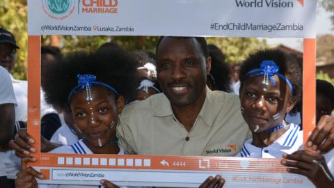 Local leaders partner with children to help end child marriage in Zambia