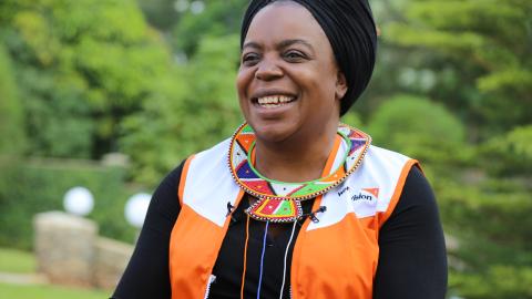 Lilian Dodzo, the National Director for World Vision in Kenya states that it is important to keep hope alive amidst the COVID-19 pandemic. ©World Vision Photo/Susan Otieno.