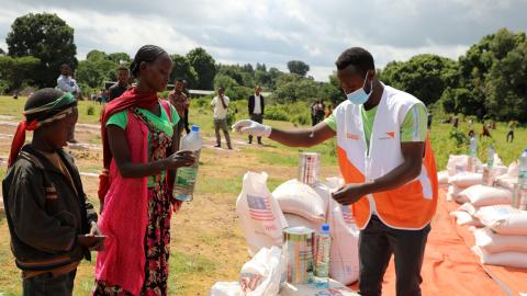USAID partnership Ethiopia COVID-19 food distribution