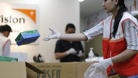 Hygiene Kits packing