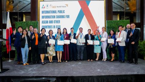 Ten ASEAN countries and representatives from across the World Vision Partnership came together for a Public Information Sharing event to share best practices to end child labor and Online Child Sexual Exploiitation and Abuse
