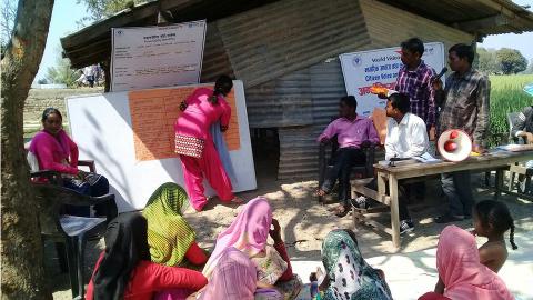 Community members are trained in CVA