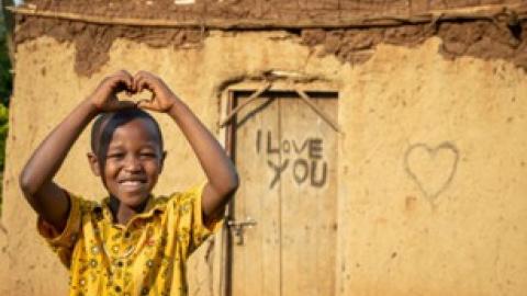 A little boy from Sudan