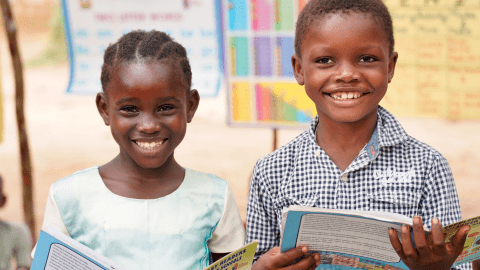 Children reading