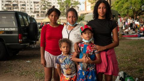 girls affected by Earthquake