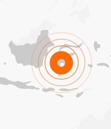 Indonesia Tsunami Emergency Map