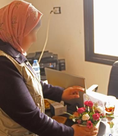 Ahlam, World Vision’s Protection Adviser in North-West Syria
