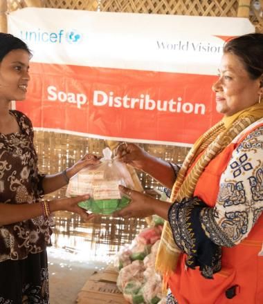 Coronavirus, COVID-19 Response, soap distribution